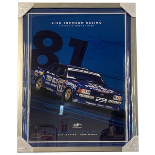 Dick Johnson Racing Tru-Blu Ford Falcon XD Limited Edition Print Framed