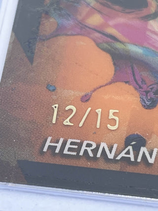 2024 Topps Finest Hernán López Rookie Rare 12/15