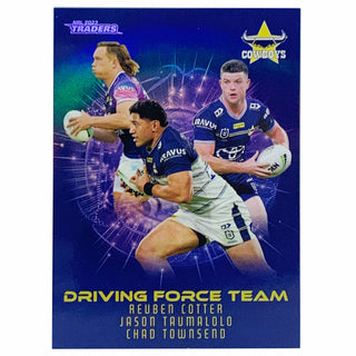 2023 NRL Traders North Queensland Cowboys Driving Force Team Case Card 44/45