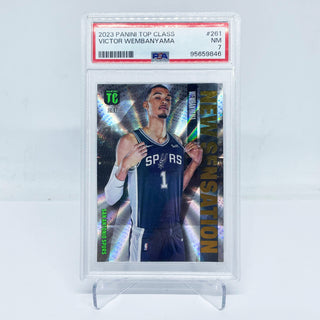 2023 Panini Top Class Victor Wembanyama Rookie PSA NM 7