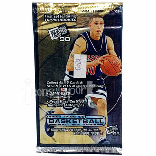 1998-99 Press Pass Draft Picks Basketball Hobby Pack