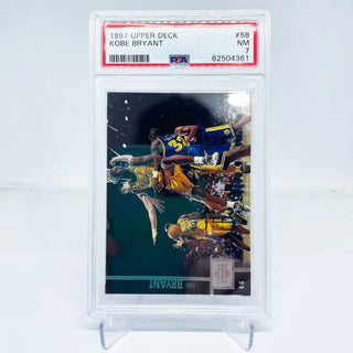 1997 Upper Deck Kobe Bryant Base Rookie PSA NM 7