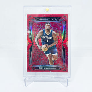 2023-24 Panini Obsidian Zion Williamson Red Flood - No. 127