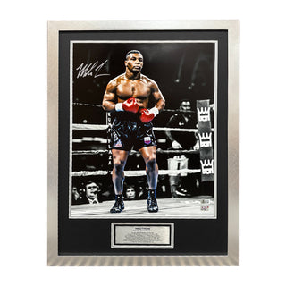 Mike Tyson Autographed Framed Photo - BAS
