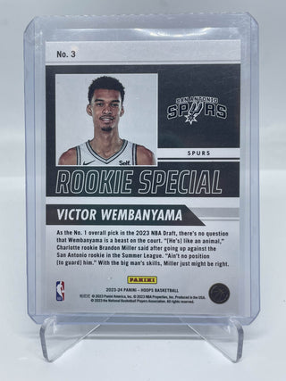 2023-24 Panini NBA Hoops Rookie Special Victor Wembanyama - No. 3