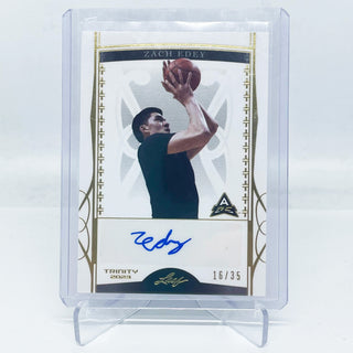 2023 Leaf Trinity Zach Edey Rookie Auto Gold 16/35