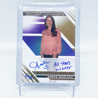 2022 Upper Deck Goodwin Champions Amber Mariano Auto 31/50