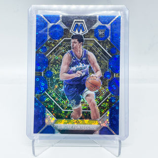 2022-23 Panini Mosaic Simone Fontecchio Rookie Fast Break Blue 49/85