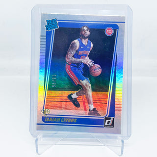 2021-22 Panini Donruss Rated Rookie 75th Anniversary Isaiah Livers Holo 13/75