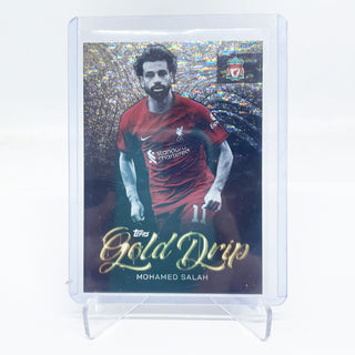 2023 Topps Gold Drip Mohamed Salah - No. 50