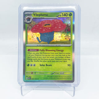 Pokémon TCG Vileplume 045/165 Scarlet & Violet Rare Deck Exclusive Non Holo