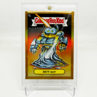 2021 Topps Garbage Pail Kids Chrome Roy Bot Orange Refractor 21/50 Series 4