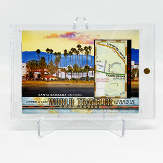 2021 Goodwin Champions Santa Barbara, California - World Traveler Map Relic #WT-253