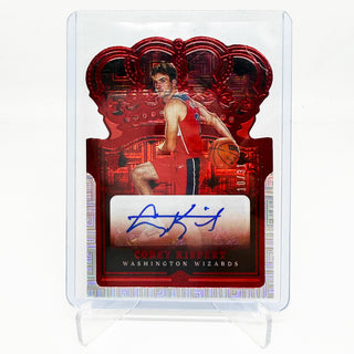 2021-22 Crown Royale Corey Kispert Rookie Royalty Tmall Asia Red Auto 10/31