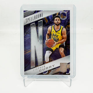 2021-22 Panini Donruss Elite Stephen Curry Spellbound "N" Silver - No. 26