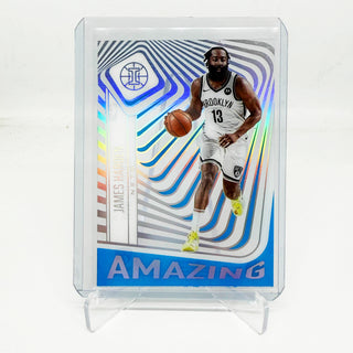 2020-21 Panini Illusions Amazing James Harden Blue - No. 9