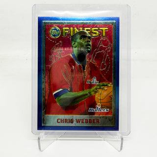 1995-96 Topps Finest Chris Webber Washington Bullets - No. 144