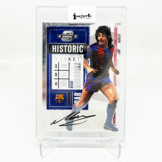 2020-21 Chronicles Contenders Optic Diego Maradona Historic Ticket Auto 134/199