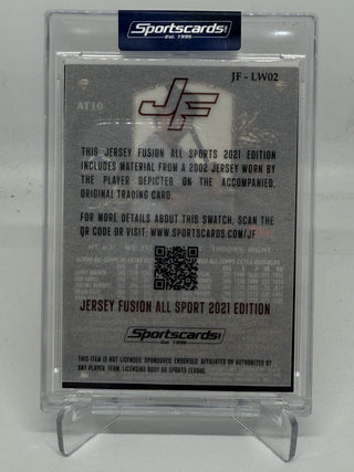 2021 Jersey Fusion Larry Walker Game Used Master Fusion Double Swatch 1/1 #JF-LW02