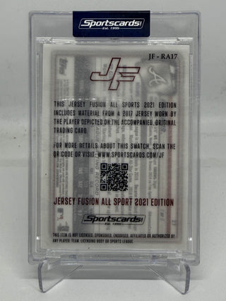 2021 Jersey Fusion Ronald Acuna Jr. Game Used Number Patch 51/99