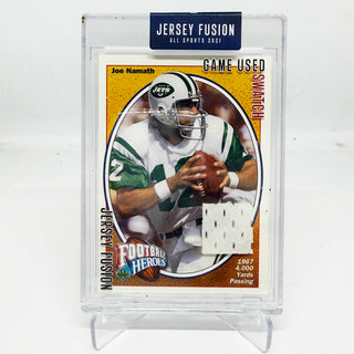 2021 Jersey Fusion Football Heroes Joe Namath Game Used Swatch #JF-JN73W