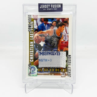 2021 Jersey Fusion Christian Laettner Game Used Tag 1/1 #JF-CLDT