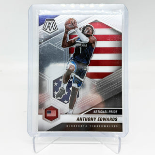 2020-21 Panini Mosaic Anthony Edwards National Pride - No. 252