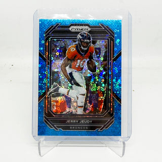2022 Panini Prizm Football Blue Disco Prizm Jerry Jeudy 26/79