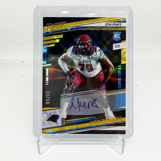 2022 Panini Prestige Ikem Ekwonu Diamond Auto Rookie 33/50