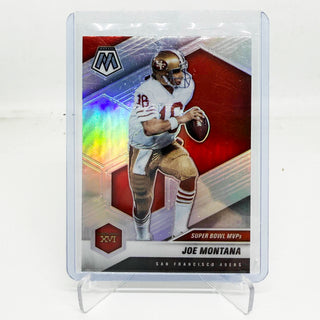 2021 Panini Mosaic Superbowl MVP Joe Montana Silver - No. 291