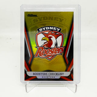 2023 NRL Traders Gold Parallel Sydney Roosters Checklist 57/72