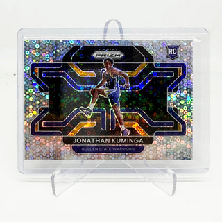 2021-22 Panini Prizm Jonathan Kuminga Fast Break Silver Prizm Rookie - No. 307