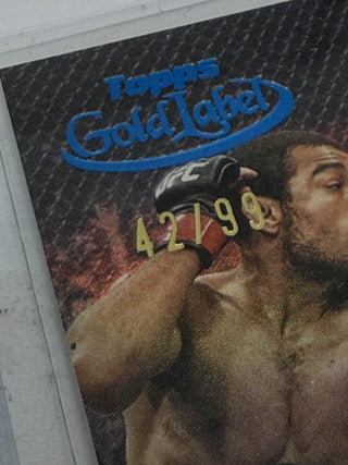 2024 Topps UFC Jose Aldo Gold Label Auto 42/99