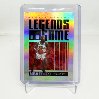 2020-21 Panini Hoops Legends Of The Game Dennis Rodman Silver 189/199