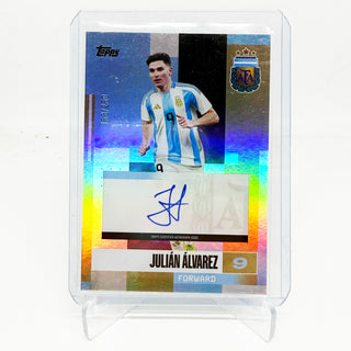 2024 Topps FC Julián Álvarez Auto Argentina Team Set 153/250