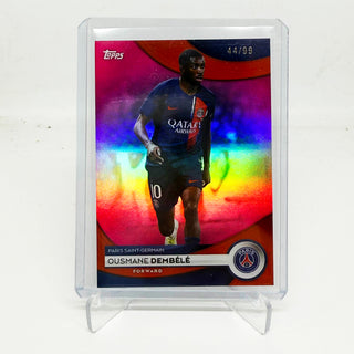 2023-24 Topps Paris Saint-Germain Team Set Ousmane Dembele Pink 44/99