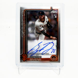 2025 Topps Chrome Spencer Bivens Rookie Auto #RA-SBI