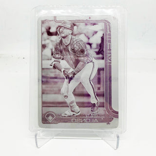 2025 Topps Chrome Pete Alonso Magenta Printing Plate 1/1