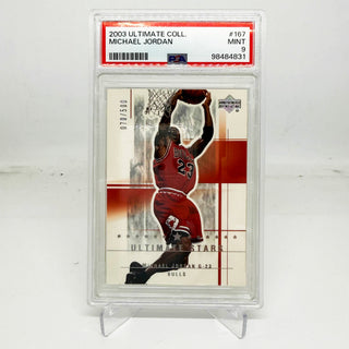 2003 Upper Deck Ultimate Collection Michael Jordan 070/500 PSA Mint 9