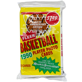 1990-91 Fleer Basketball 43-Card Hobby Pack