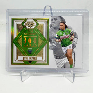 2025 NRL Elite 2024 Milestones 300 Games Josh Papalii Case Card - M 02/17 27/42 (B)