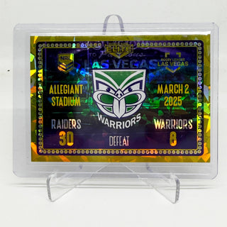 2025 NRL Elite US Edition Case Card New Zealand Warriors - CC 2/5 04/20