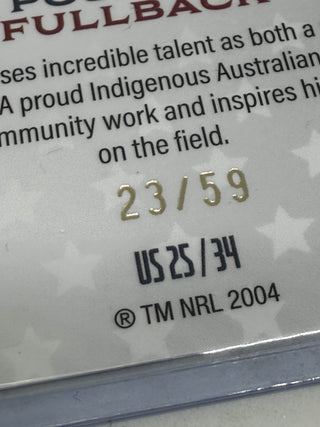 2025 NRL Elite Stars & Stripes Latrell Mitchell - US 25/34 23/59