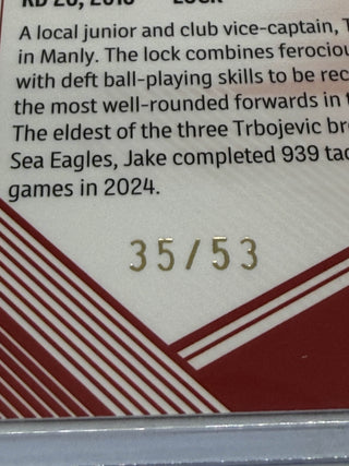 2025 NRL Elite MOJO Ruby Jake Trbojevic - 35/53 MR #062