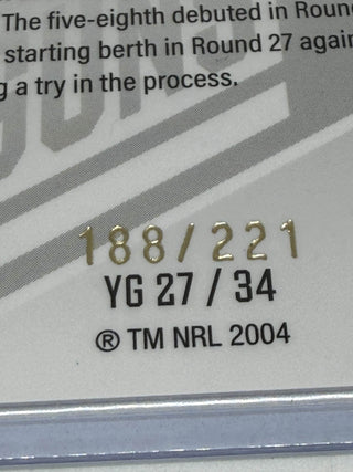 2025 NRL Elite Young Guns Lyhkan King-Togia - YG 27/34 188/221
