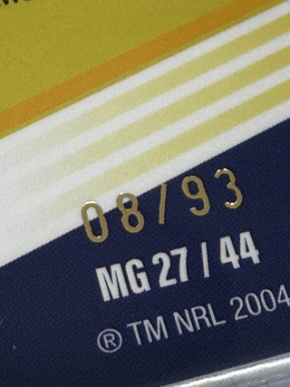 2025 NRL Elite Marquee Gold Zac Lomax - 08/93 #MG 27/44