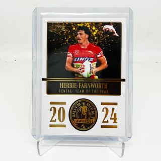 2025 NRL Elite 2024 Dally M Awards Herbie Farnworth - DM # 05/36
