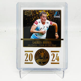 2025 NRL Elite 2024 Dally M Awards Lauren Brown - DM # 26/36