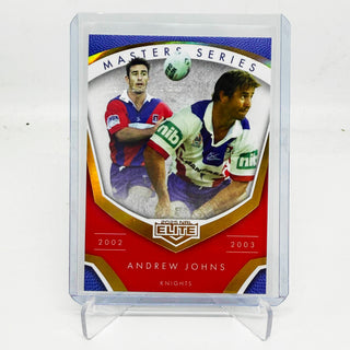 2025 NRL Elite Masters Series Andrew Johns Newcastle Knights 2002/2003 - MS # 04/15
