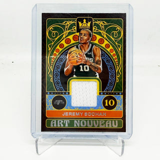 2022-23 Panini Court Kings Art Nouveau Jeremy Sochan Patch - #AN-JSS